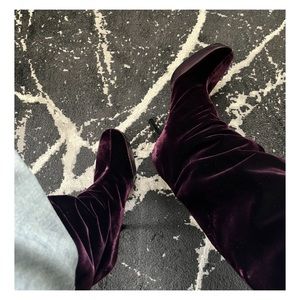 Fabulous Sergio Rossi Velvet heel boots 🔥